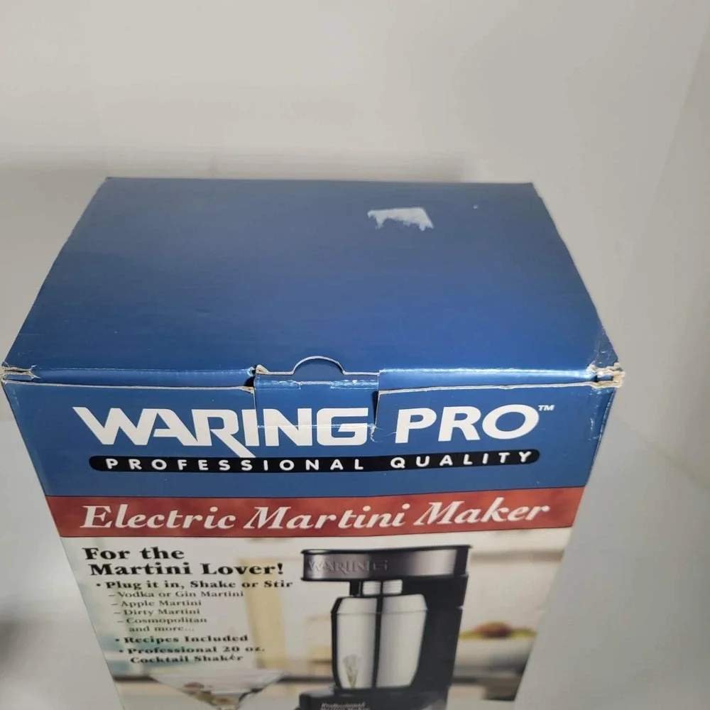 Waring Pro Professional Quality Electric Martini Maker Shaker WM007 Tested Works